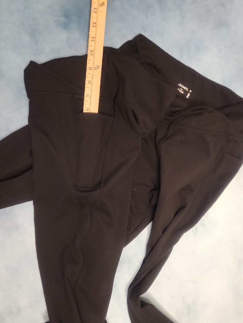 Jockey Ladies Crosswaist Yoga Pants 2 Pair Medium - Picture 6 of 11